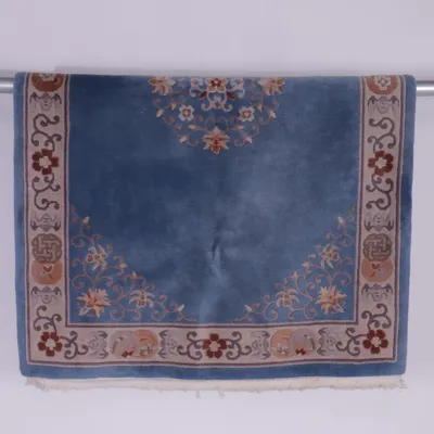 Oosters tapijt (Blauw, Meerkleurig)