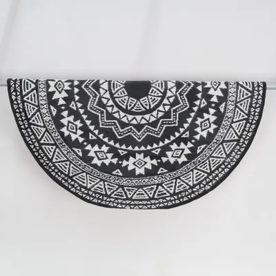 Tapis en plastique (Noir, Blanc)