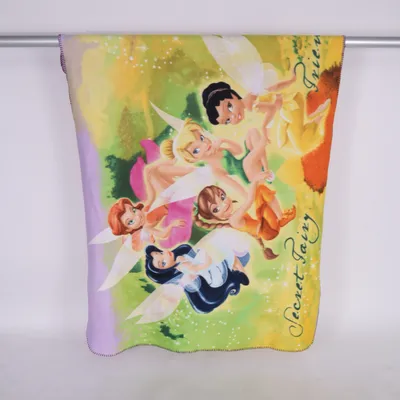 Pläd (Gul, Flerfärgad) från Disney Polyester