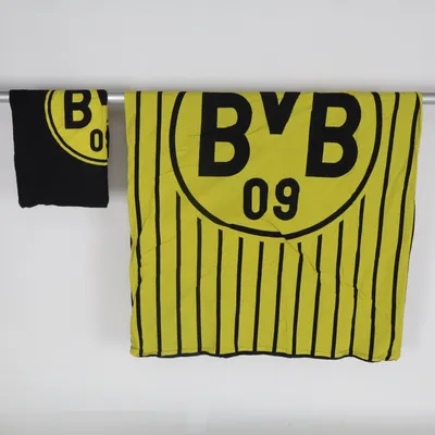 Parure de lit (Noir, Jaune) de Borussia Dortmund Coton