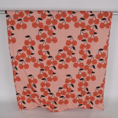 Duvet cover (Pink, Red, Black) from Mini Rodini