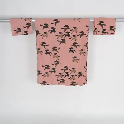 Bed set (Pink, Brown, Black) from Mini Rodini Organic cotton, Polyester