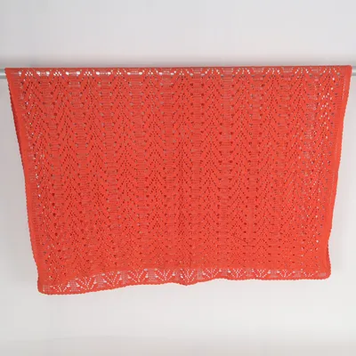 Kanten doek (Rood) van Fabindia Katoen