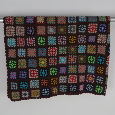 Blanket (Brown, Multicolored)
