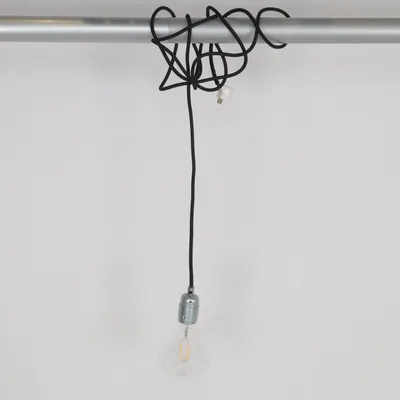 Taklampa (Transparent, Svart)