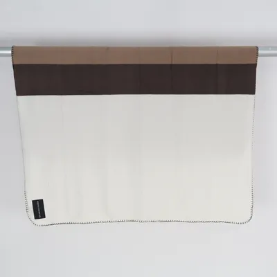 Filt (Beige, Vit, Brun) från Kosta Linnewäfveri Återvunnen polyester