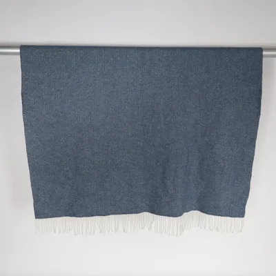 Pläd (Blå) från Kosta Linnewäfveri Akryl, Kashmir, Polyester, Ull