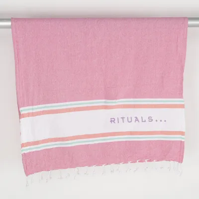 Beach towel (Pink, White, Multicolored) from Rituals Cotton
