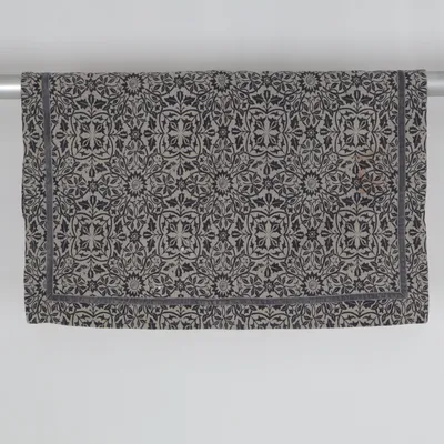 Tablecloth (Gray, Beige) from Jakobsdals Cotton