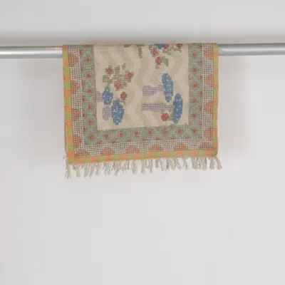 Woven rug (Beige, Multicolored) from Urban Outfitters Cotton