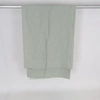 Rideau passe tringle (Vert, Blanc)