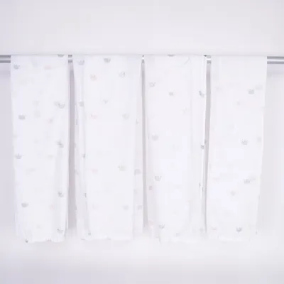 Rod pocket curtain (White, Multicolored) from Zara Home Kids Cotton