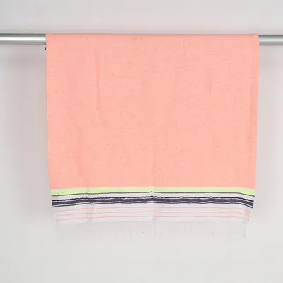 Strandhandduk (Orange, Flerfärgad) från House Doctor Bomull
