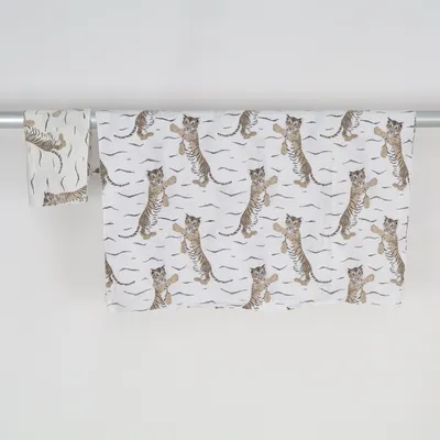 Parure de lit (Blanc, Marron, Noir) de Borganäs Coton
