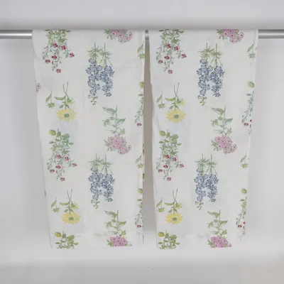 Kanallängd (Vit, Flerfärgad) från Hemtex Bomull