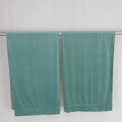 Rod pocket curtain (Green) from Rusta Home Polyester