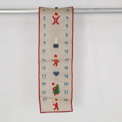 Adventskalender (Beige, Röd, Blå, Grön)