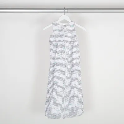 Swaddle sack (White, Blue, Multicolored) from Pusblu Organic cotton