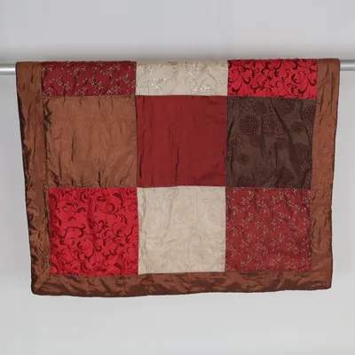 Sprei (Rood, Beige, Bruin) van 3 Suisses Polyester