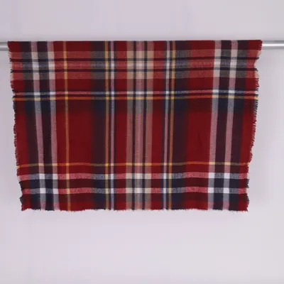 Plaid (Red, Multicolored) from Zara Accessories