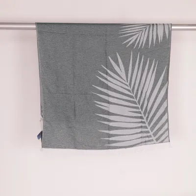 Handduk (Grön, Vit) från TwoThirds Polyester, Återvunnen bomull