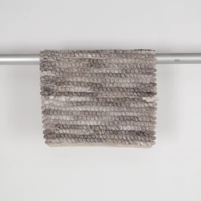 Badrumsmatta (Grå, Beige) från Rusta Home Bomull, Polyester