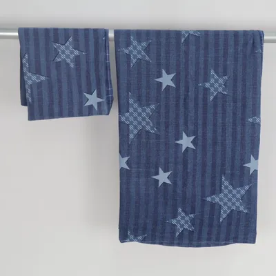 Bed set (Blue) from Meradiso Cotton, Polyester