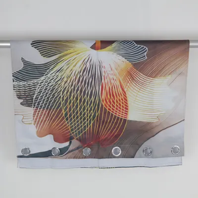 Rideau de douche (Gris, Multicolore)