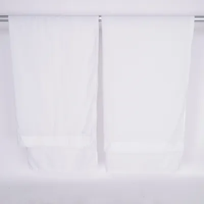 Gardin med rynkebånd (Hvid) fra IKEA Polyester