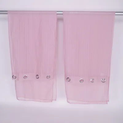 Øjenlågsgardin (Pink) fra Rusta Polyester
