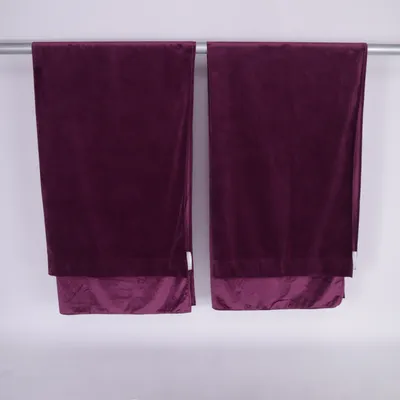 Zonverduisterende gordijnen (Lila) Polyester