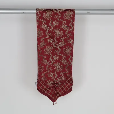Table runner (Red, Gold) from Home Sweet Home Polyester