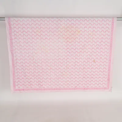 Bordsduk (Rosa, Vit) från Chamois Bomull