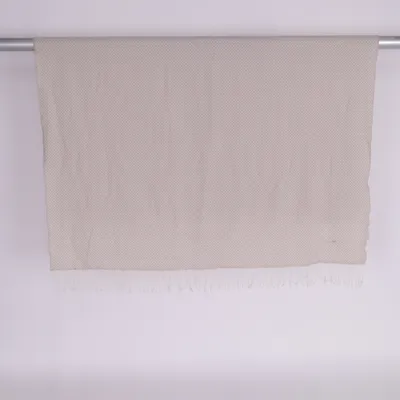 Pläd (Beige, Vit) från H&M Home Akryl, Ull