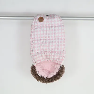 Footmuff (Pink, White) from Petite Chérie Polyester