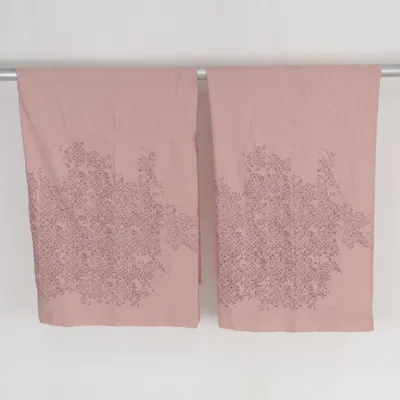 Gardinfag (Pink) fra Jotex Bomuld