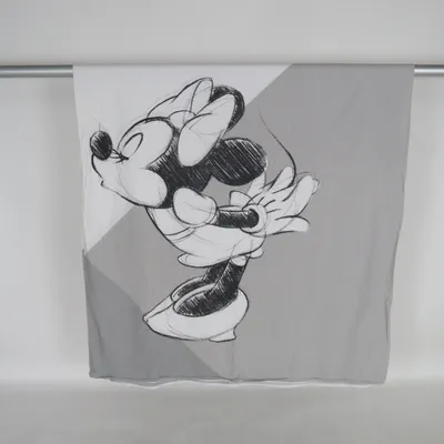 Påslakan (Grå, Vit, Svart) från Mickey Mouse Bomull