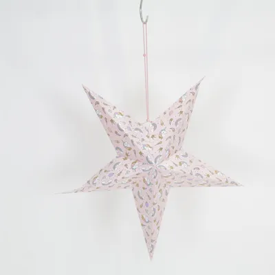 Kerstster (Roze, Meerkleurig)