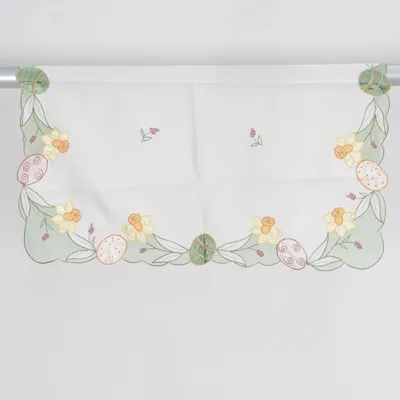 Nappe de table (Blanc, Vert, Jaune) de Rico Design Polyester