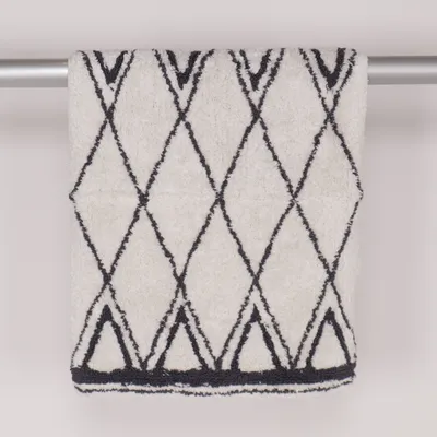 Badrumsmatta (Vit, Svart) från H&M Bomull