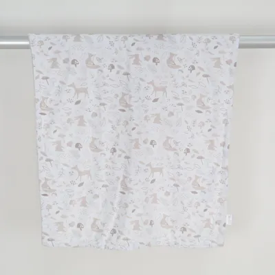 Couverture de bébé (Blanc, Beige) de Fresh Kid Polyester