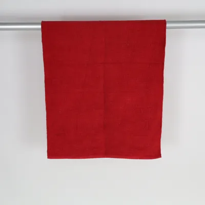 Fladvævet tæppe (Rød)