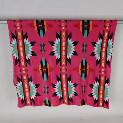 Filt (Rosa, Flerfärgad)