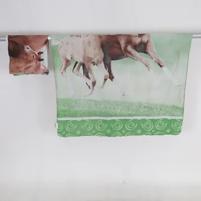 Bed set (Green, White) from Herding Cotton