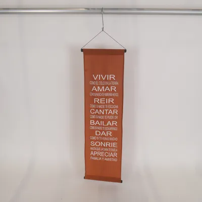 Väggbonad (Brun, Vit)