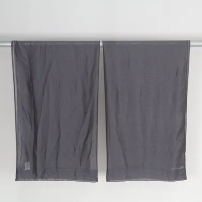 Rod pocket curtain (Gray) from Rusta Home Polyester