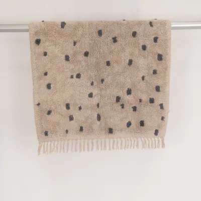 Hoogpolig vloerkleed (Beige, Grijs) van H&M Home
