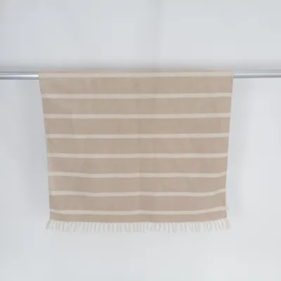 Woven rug (Beige, White)