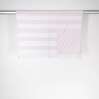 Babydecke (Pink, Weiß) von Lexington Baby Baumwolle