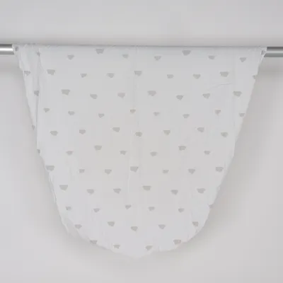 Dra-på-lakan (Vit, Grå) från H&M Home Bomull